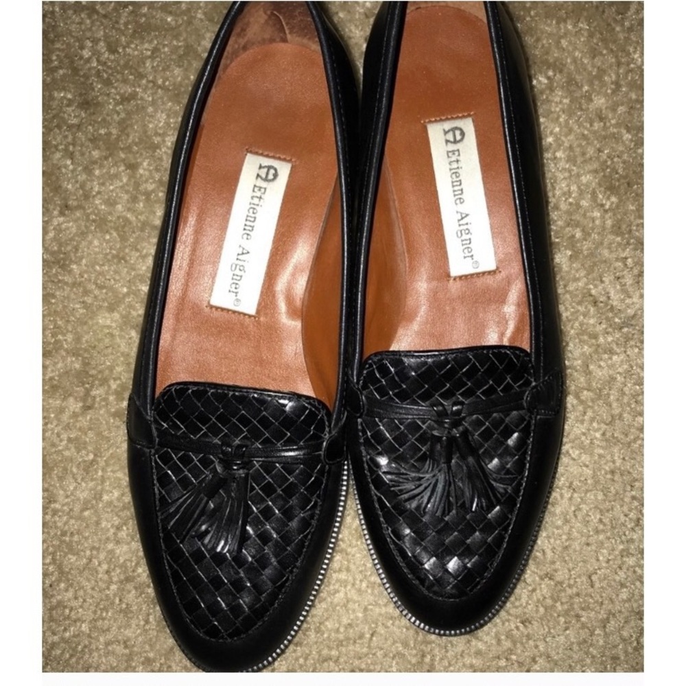 VINTAGE Etienne Aigner leather loafers